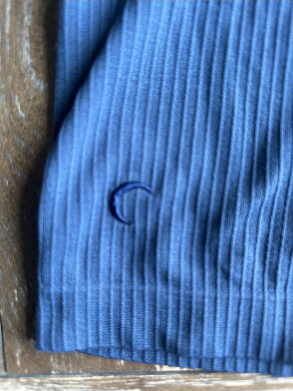 ZYIA Ribbed Tank Top in Slate Blue - Picture 3 of 3